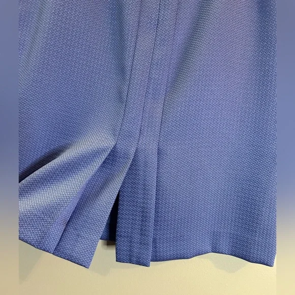 TAHARI Arthur S. Levine Blue Pencil Skirt Size 12 - Picture 4 of 11